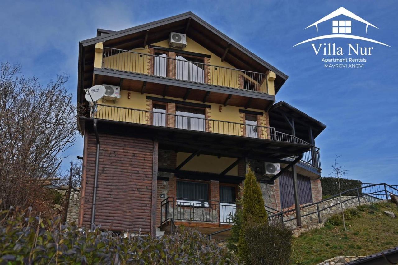 Villa Nur - Lake View Apartaments Mavrovi Anovi Ngoại thất bức ảnh